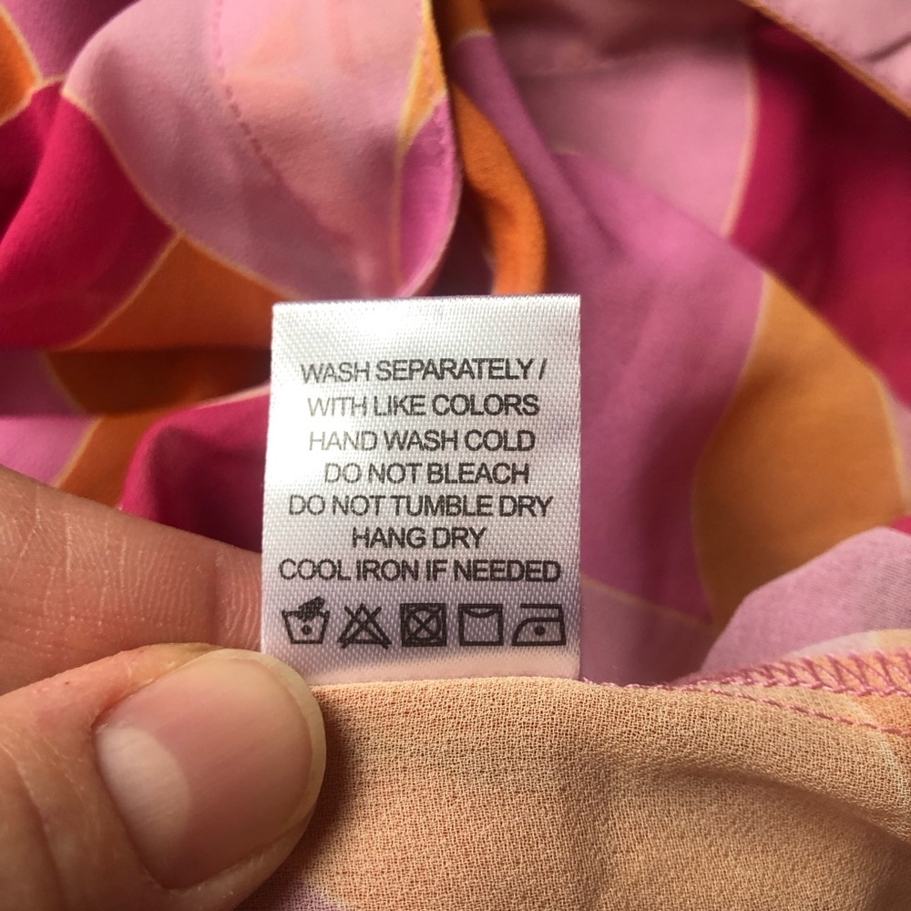 Lovers + Friends Feelin Groovy Romper Size S Pink Sheer Resort Vacation Tropical - Picture 11 of 11